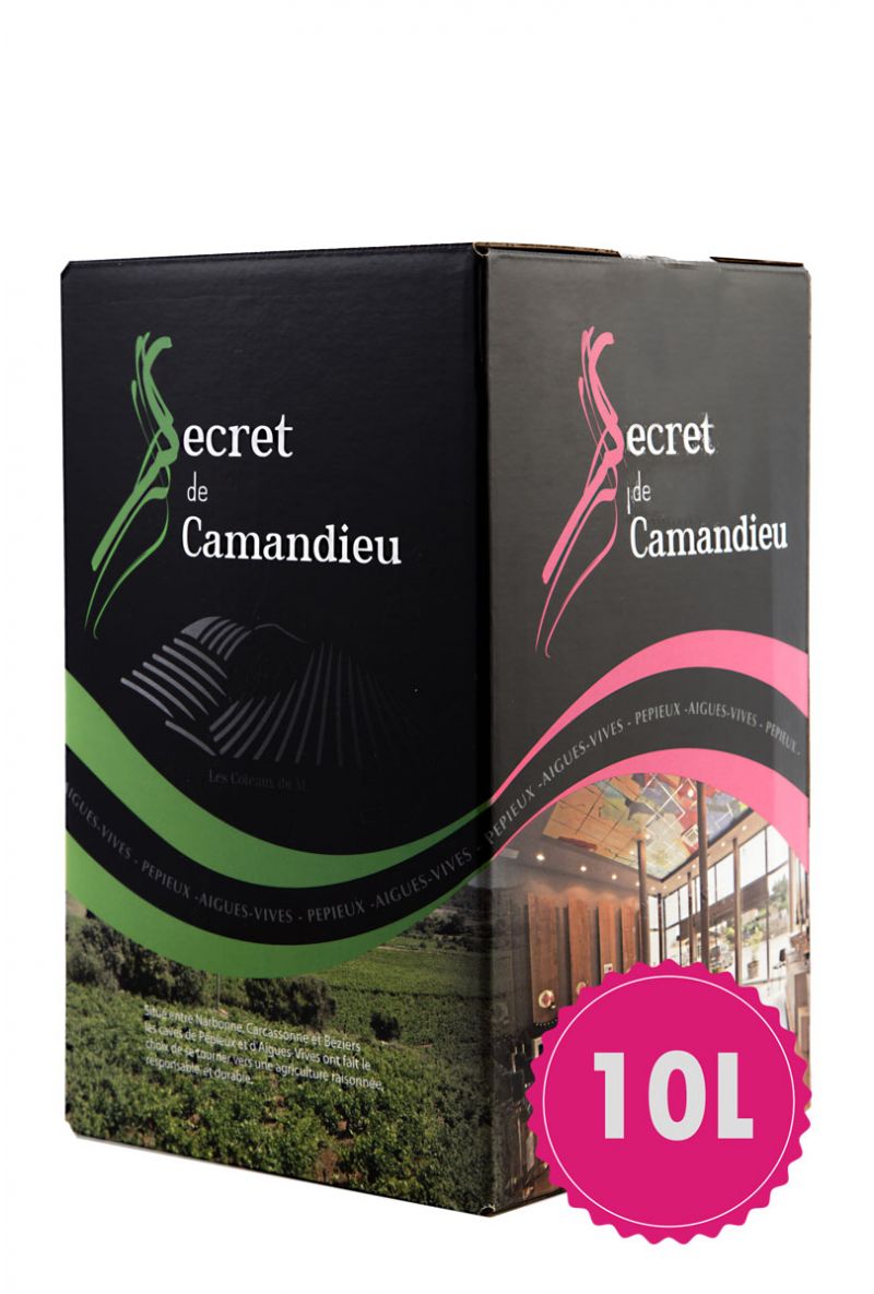 Bag in box Secret de Camandieu Rosé 10L